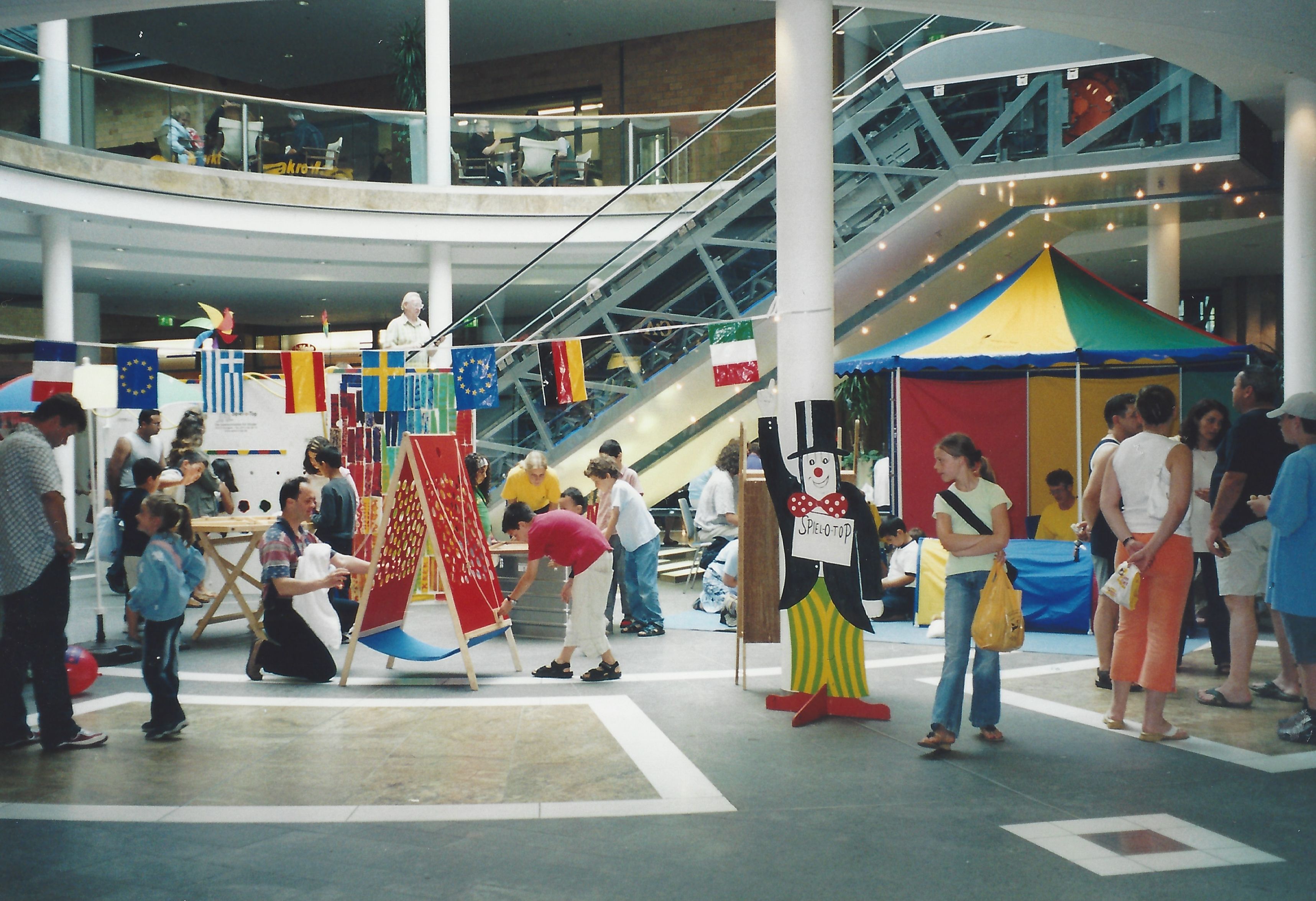 Kinderanimation im Einkaufszentrum in Esslingen